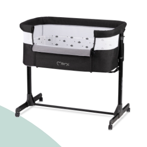 MoMi REVO baby cot 2in1 DARK GRAY